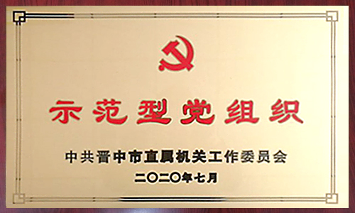 2020年度示范型黨組織 2020年度示范型黨組織
